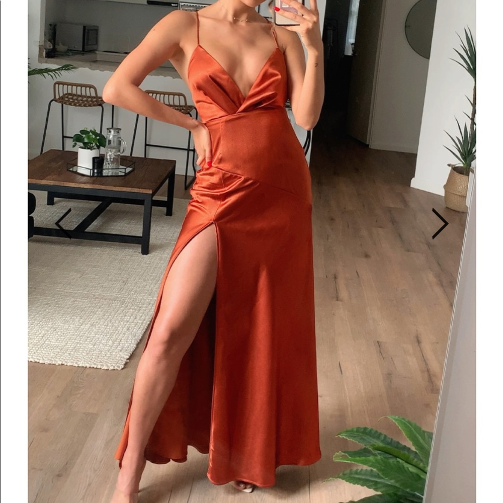 Rust Maxi Dress